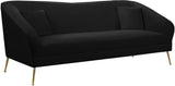 Hermosa Velvet Contemporary Sofa