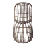 Groovy Rattan Chair - Set of 2 Gray