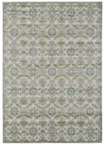 Katari Ornamental Floral Rug, Turquoise Blue/Mint, 8ft x 11ft Area Rug