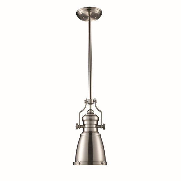 Chadwick 7.5'' Wide 1-Light Mini Pendant - Satin Nickel