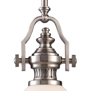 Chadwick 6'' Wide 1-Light Mini Pendant - Satin Nickel