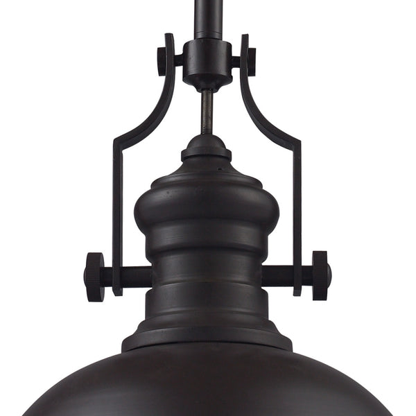 Chadwick 13'' Wide 1-Light Pendant - Oiled Bronze