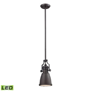 Chadwick 8'' Wide 1-Light Mini Pendant - Oiled Bronze