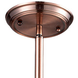 Chadwick 8'' Wide 1-Light Mini Pendant - Antique Copper