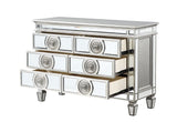 Varian Glam/Vintage Server Mirrored • tbc (Antique White Qte) 66159-ACME