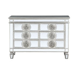 Varian Glam/Vintage Server Mirrored • tbc (Antique White Qte) 66159-ACME