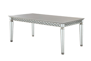 Varian Glam/Vintage Dining Table (90"L) Mirrored 66160-ACME