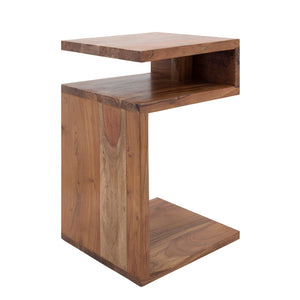 Sagebrook Home Contemporary 23" S-table, Brown 15496 Brown Metal