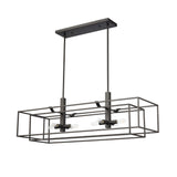 Kinsley 38'' Wide 8-Light Linear Chandelier - Oil Rubbed Bronze