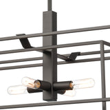 Kinsley 38'' Wide 8-Light Linear Chandelier - Oil Rubbed Bronze