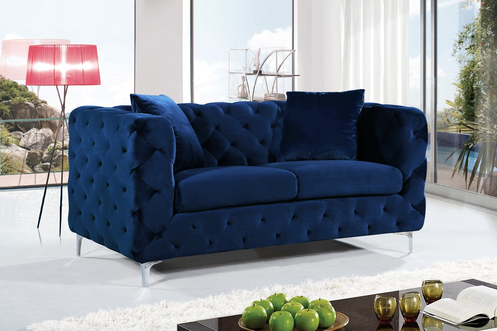 Scarlett Contemporary Loveseat