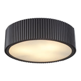 Brendon 17'' Wide 3-Light Flush Mount - Oil Rubbed Bronze