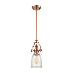 Chadwick 7'' Wide 1-Light Mini Pendant - Antique Copper