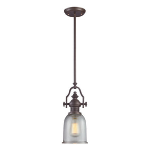 Chadwick 7'' Wide 1-Light Mini Pendant - Oiled Bronze