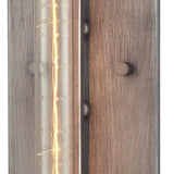 Laboratory 20'' High 1-Light Sconce - Weathered Zinc