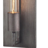 Laboratory 20'' High 1-Light Sconce - Weathered Zinc