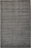 Batisse Plush Viscose Hand Loomed Rug, Charcoal Gray, 9ft-6in x 13ft-6in Area Rug