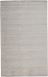 Batisse Plush Viscose Hand Loomed Area Rug, Light Gray/SIlver, 9ft-6in x 13ft-6in