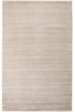 Batisse Plush Viscose Hand Loomed Rug, Oyster Gray, 9ft - 6in x 13ft - 6in Area Rug