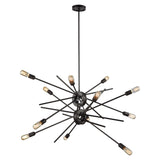 Xenia 42'' Wide 12-Light Chandelier - Oil Rubbed Bronze