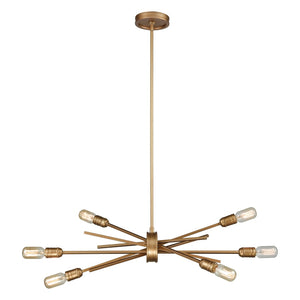 Xenia 31'' Wide 6-Light Chandelier - Matte Gold