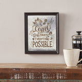 Ethel Modern Handcrafted Inspirational Coffee Wall Art, Brown Noble House