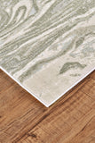 Prasad Abstract Watercolor Rug, Silver Gray/Ivory, 8ft x 11ft Area Rug