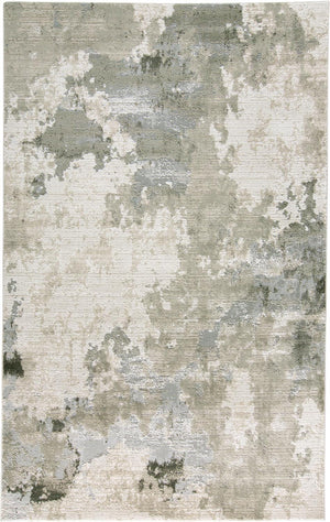 Prasad Contmporary Watercolor Rug, Light/Silver Gray, 8ft x 11ft Area Rug