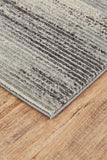 Akhari Gradient Textured Striated Rug, Blue Fox/Steel Gray, 8ft x 11ft Area Rug