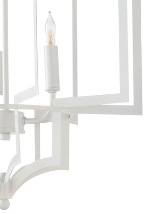 Dover Chandelier - White