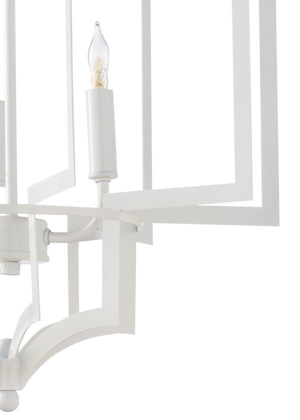 Dover Chandelier - White