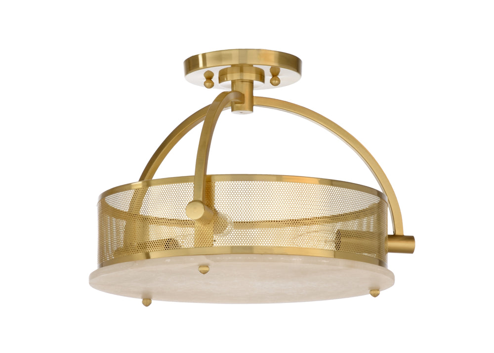 Moon Ceiling Light - Brass