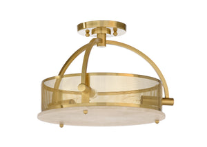 Moon Ceiling Light - Brass