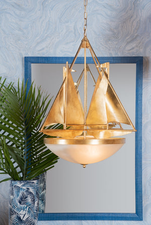 Regatta Chandelier - Gold