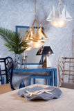 Regatta Chandelier - Gold