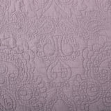 Lelia Embroidered Throw Blanket, Purple Noble House