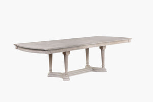 Wynsor Transitional Dining Table (Trestle) Antique Champagne () 67530-ACME