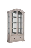 Wynsor Transitional Curio Cabinet Antique Champagne () 67535-ACME