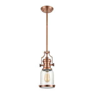 Chadwick 8'' Wide 1-Light Mini Pendant - Copper