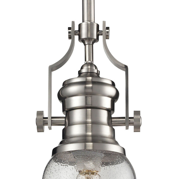 Chadwick 8'' Wide 1-Light Mini Pendant - Satin Nickel