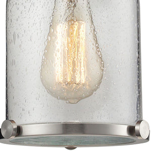 Chadwick 8'' Wide 1-Light Mini Pendant - Satin Nickel