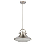 Urbanite 13'' Wide 1-Light Pendant - Satin Nickel