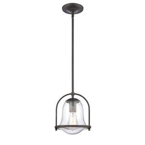 Connection 8'' Wide 1-Light Mini Pendant - Oil Rubbed Bronze