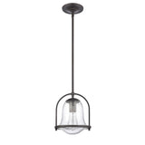 Connection 8'' Wide 1-Light Mini Pendant - Oil Rubbed Bronze