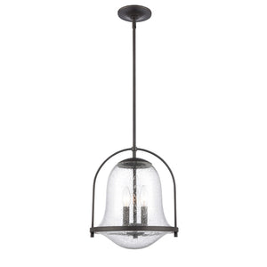 Connection 12'' Wide 2-Light Pendant - Oil Rubbed Bronze