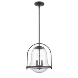 Connection 12'' Wide 2-Light Pendant - Oil Rubbed Bronze