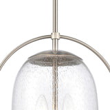 Connection 12'' Wide 2-Light Pendant - Satin Nickel