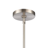 Ice Blocks 6'' Wide 1-Light Mini Pendant - Satin Nickel