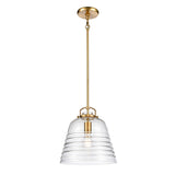 Current 12'' Wide 1-Light Pendant - Satin Brass