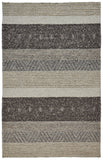Berkeley Modern Eco-Friendly Bouclé Rug, Chracoal Gray/Tan, 8ft x 11ft Area Rug